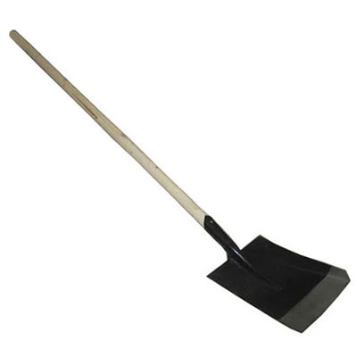 SV1853A S501L SQUARE POINT SHOVEL WITH HANDLE,BLACK