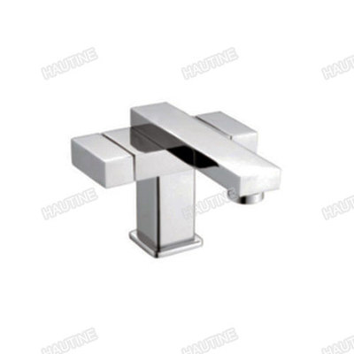 DW1003A BASIN MIXER BRASS BODY, ZINC HANDLE, CHROMED