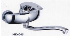 DW1008P KITCHEN MIXER BRASS BODY,ZINC HANDLE, CHROMED