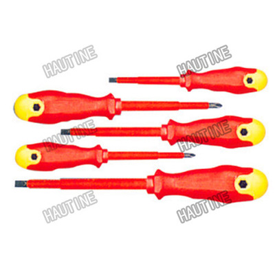SD0017A SCREWDRIVERS WITH DOUBLE COLOR RUBBER-PLASTIC HANDLE
