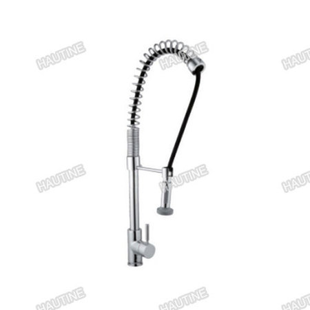 DW1020C PULL OUT SPRAY KITCHEN MIXER BRASS BODY,ZINC HANDLE, CHROMED