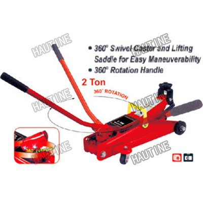 JS1558Og HYDRAULIC FLOOR JACK WITH 360°ROTATION HANDLE