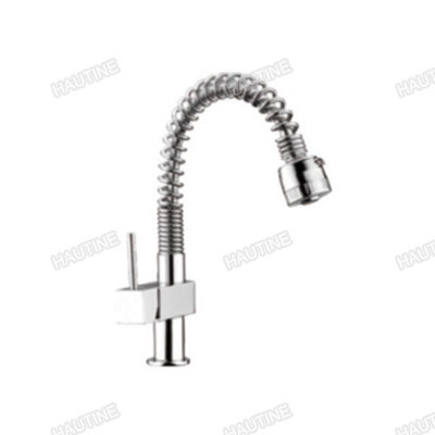 DW1000G PULL OUT SPRAY KITCHEN MIXER BRASS BODY,ZINC HANDLE, CHROMED