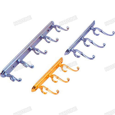 DW0018X HOOK FOR COAT & CAP, BRASS PLATED