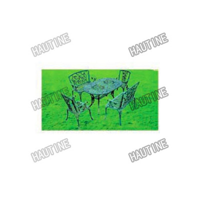 GT7009A ALUMINUM GARDEN TABLE & CHAIRS