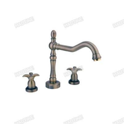 DW1009B BASIN MIXER BRASS BODY,ZINC HANDLE, CHROMED