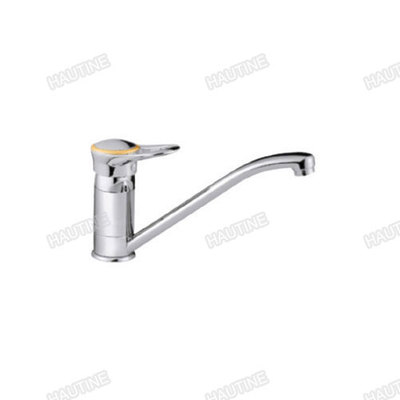 DW1004P KITCHEN MIXER BRASS BODY,ZINC HANDLE, CHROMED