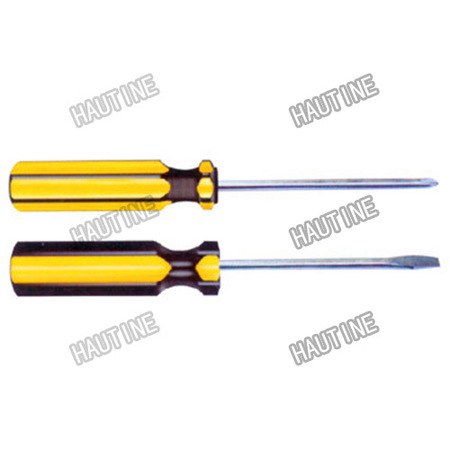 SD0821-SD0822 SCREWDRIVER WITH BLACK & YELLOW PLASTIC HANDLE