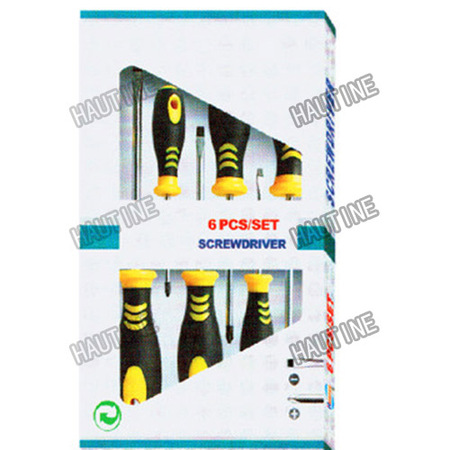 SD3002Dp SCREWDRIVER WITH 2 COLOR RUBBER-PLASTIC HANDLE
