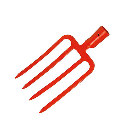 FK1813 FORK W/Y TYPE WOOD HANDLE, 4 PRONGS