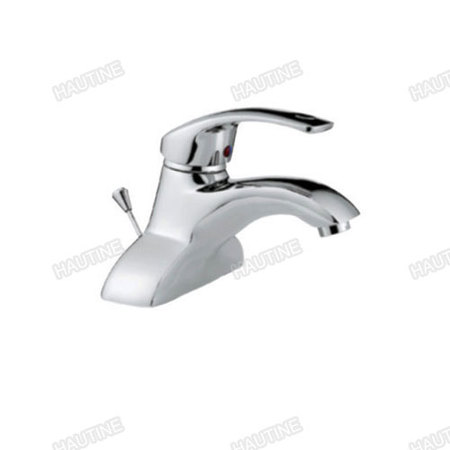 DW1008C BASIN MIXER BRASS BODY,ZINC HANDLE, CHROMED