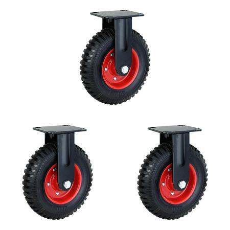 EW0093U HEAVY DUTY RIGID CORRUGATED RUBBER WHEEL, 1101#