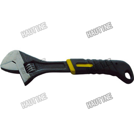 SP0271 ADJUSTABLE WRENCH WITH DOUBLE COLOR TPR HANDLE