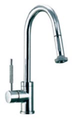 DW1020G PULL OUT SPRAY KITCHEN MIXER BRASS BODY,ZINC HANDLE, CHROMED