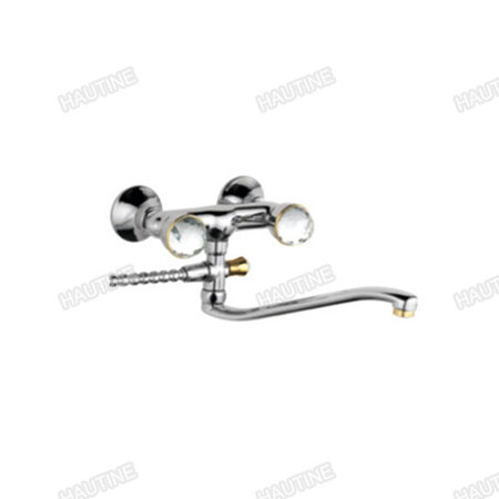 DW0960P KITCHEN MIXER BRASS BODY,ZINC HANDLE, CHROMED
