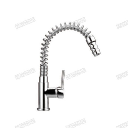 DW1020J PULL OUT SPRAY KITCHEN MIXER BRASS BODY,ZINC HANDLE, CHROMED