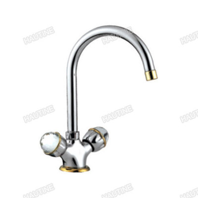 DW0960R KITCHEN MIXER BRASS BODY,ZINC HANDLE, CHROMED