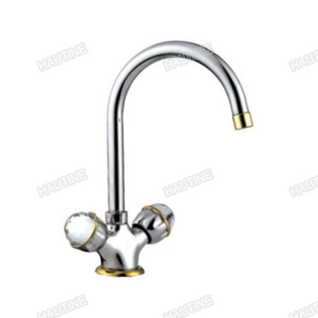 DW0960R KITCHEN MIXER BRASS BODY,ZINC HANDLE, CHROMED