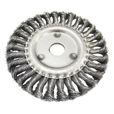 BR0987K FLAT WHEEL TWISTING WIRE BRUSH