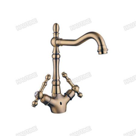DW0964B BASIN MIXER BRASS BODY,ZINC HANDLE, CHROMED