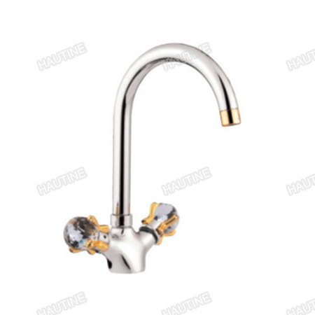 DW1012T KITCHEN MIXER BRASS BODY,ZINC HANDLE, CHROMED