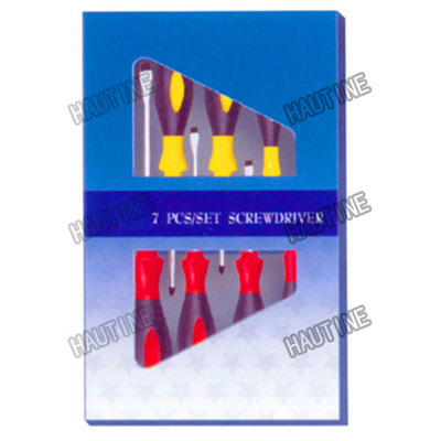 SD0187A SCREWDRIVER WITH DOUBLE COLOR RUBBER-PLASTIC HANDLE