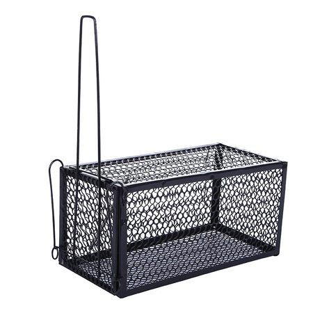 TH0150 IRON TRAP CAGE,BLACK PAINTED