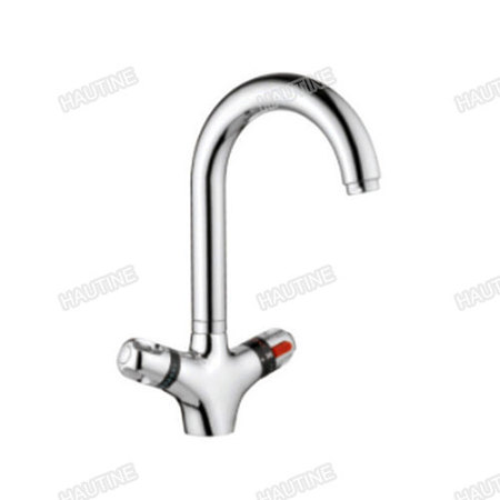 DW1013R KITCHEN MIXER BRASS BODY,ZINC HANDLE, CHROMED