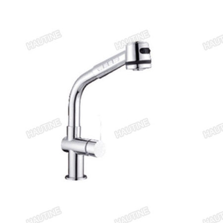 DW1021R PULL OUT SPRAY KITCHEN MIXER BRASS BODY,ZINC HANDLE, CHROMED
