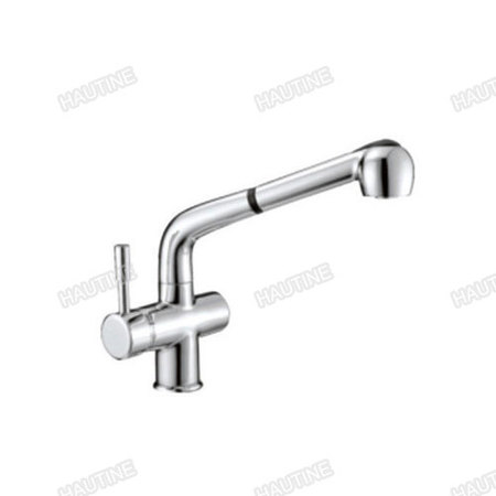 DW1021SPULL OUT SPRAY KITCHEN MIXER BRASS BODY,ZINC HANDLE, CHROMED
