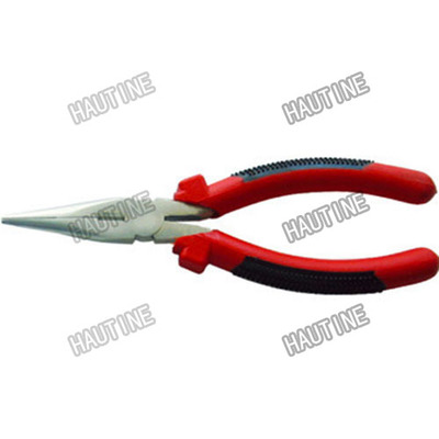 PL0047 LONG NOSE PLIERS WITH DOUBLE COLOR INSULATED HANDLE