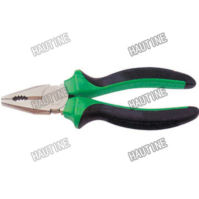 PL0206 COMBINATION PLIERS WITH DOUBLE COLOR HANDLE