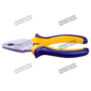 PL0301 COMBINATION PLIERS WITH DOUBLE COLOR HANDLE