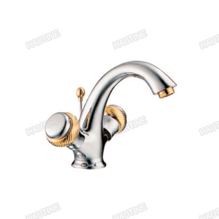 DW1011A BASIN MIXER BRASS BODY,ZINC HANDLE, CHROMED