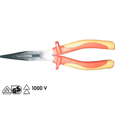 PL0420 LONG NOSE PLIERS WITH VDE HANDLE