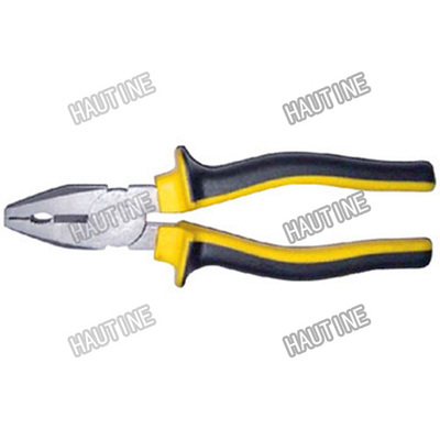 PL0302 COMBINATION PLIERS WITH DOUBLE COLOR HANDLE