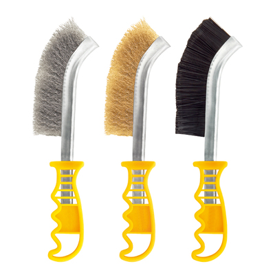 BR0953A 265MM SCRATCH BRUSHES,PLASTIC HANDLE