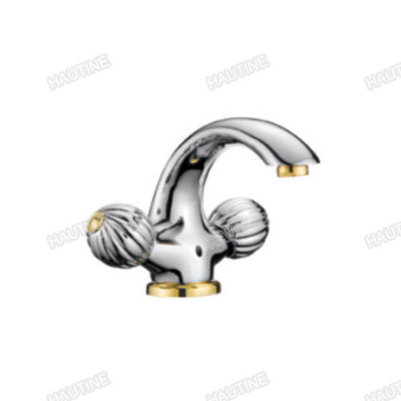 DW0959A BASIN MIXER BRASS BODY,ZINC HANDLE, CHROMED