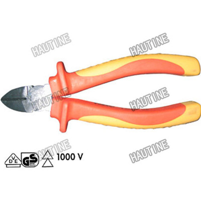 PL0370 DIAGONAL CUTTING NIPPERS WITH VDE HANDLE GERMAN TYPE, HEAD POLISHED