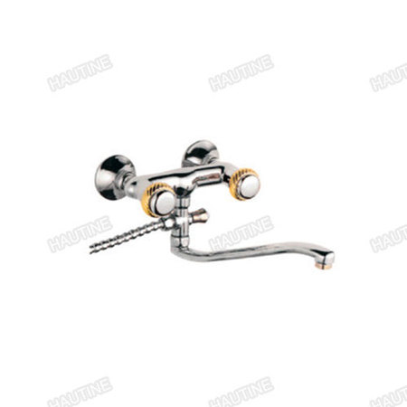 DW1011P KITCHEN MIXER BRASS BODY,ZINC HANDLE, CHROMED