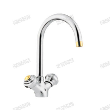 DW0958T KITCHEN MIXER BRASS BODY,ZINC HANDLE, CHROMED