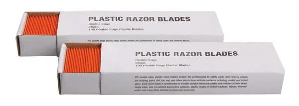 MID-Hardness Plastic Razor Blade 40X19mm