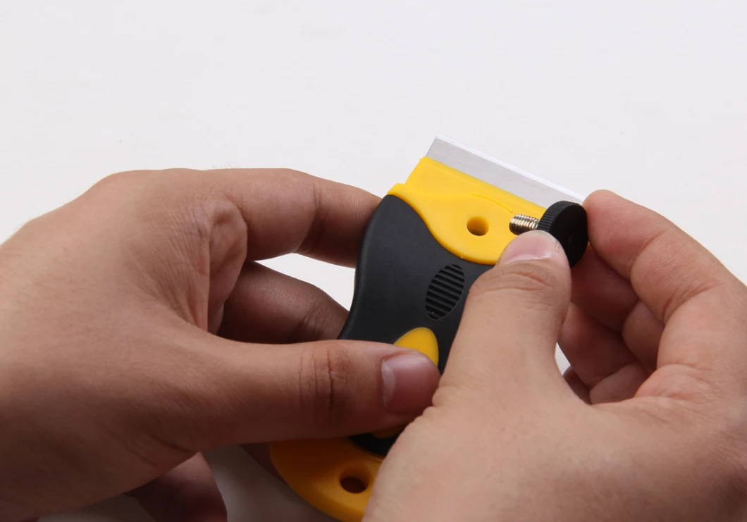 Hand Cleaning Scraper Plastic Razor Scraperwith Plastic Blades or Metal Blades