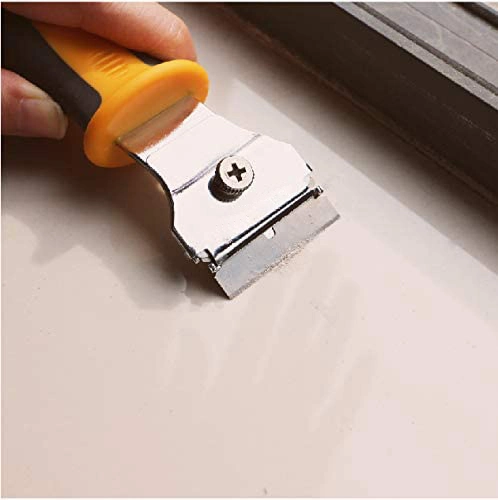 Cleaning Scraper Plastic Razor Scraper with Double-Edged Plastic Blades